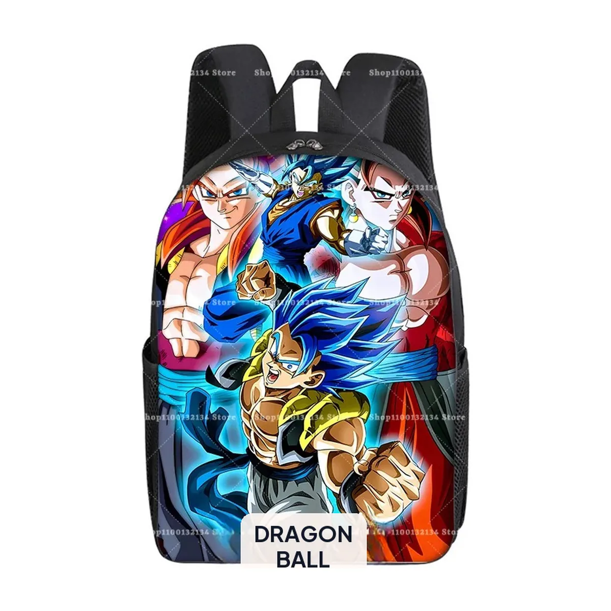 Mochila de Dragon Ball estampada de anime, escolar y de viaje – aj0008