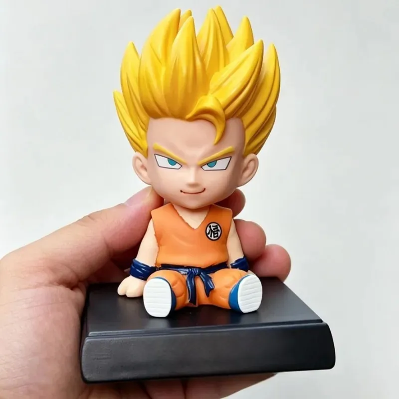 Muñecos con cabeza oscilante de Dragon Ball: Goku y Vegeta