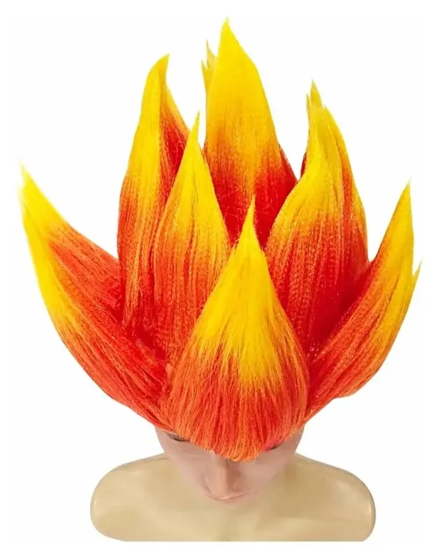 Peluca de cosplay de Goku Z para convenciones, en 9 colores