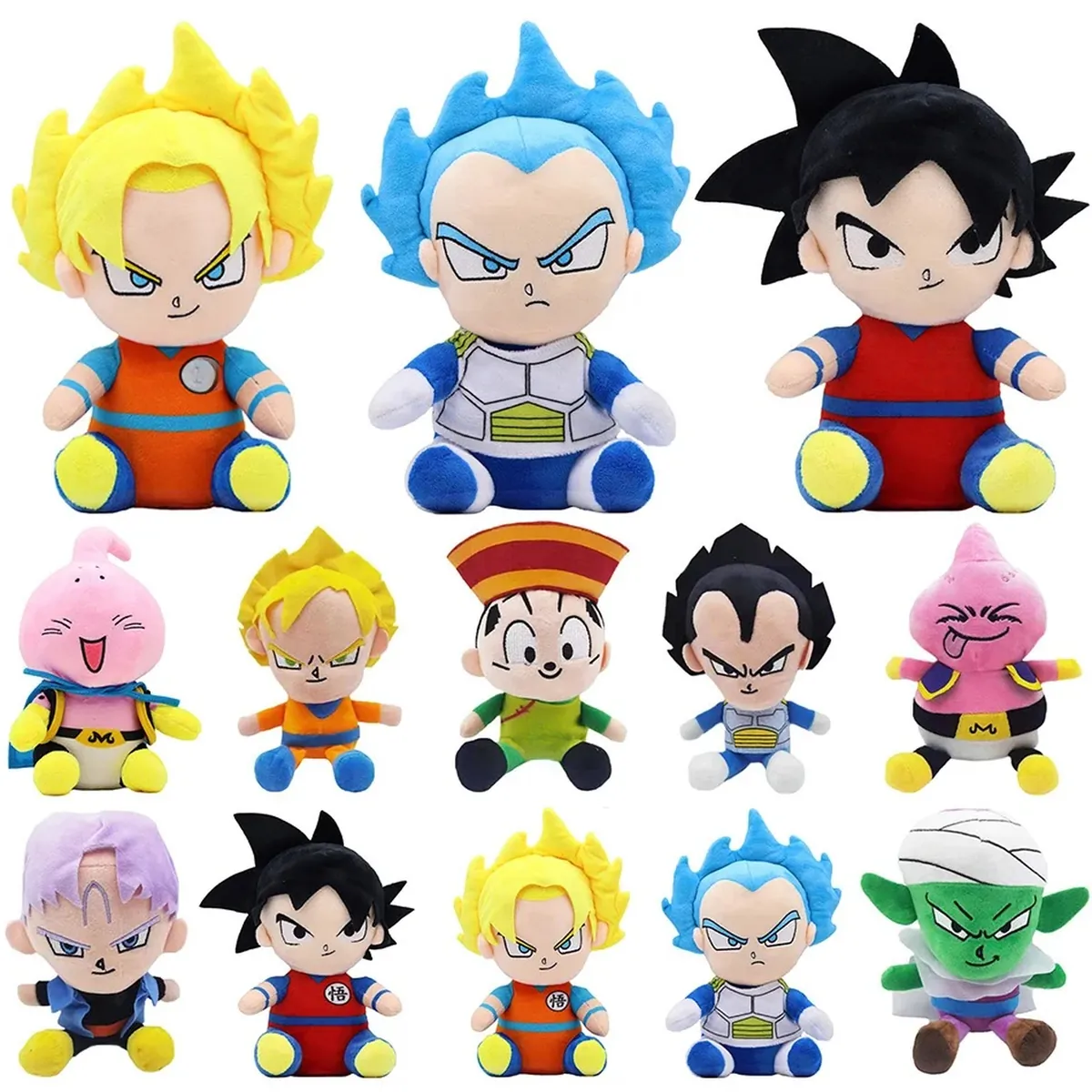 Peluche de Dragon Ball de 20 cm, en pieza suelta o lote de 10 – vue 2