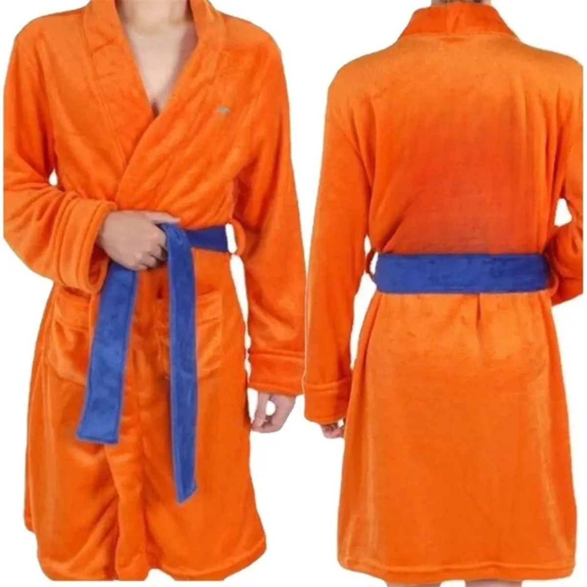 Pijama disfraz de Goku de franela, unisex para adultos – vue 2