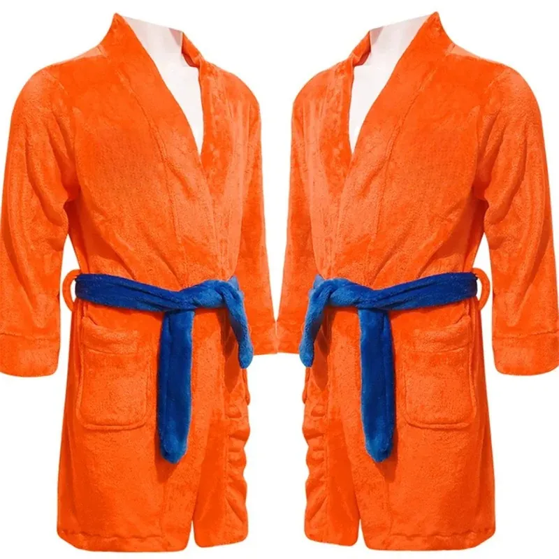 Pijama disfraz de Goku de franela, unisex para adultos – Suave, pero no es una bata