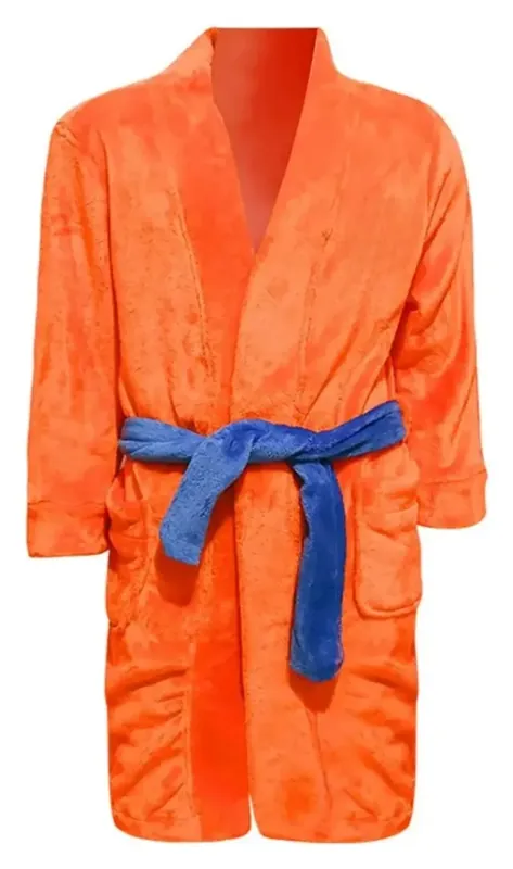 Pijama disfraz de Goku de franela, unisex para adultos