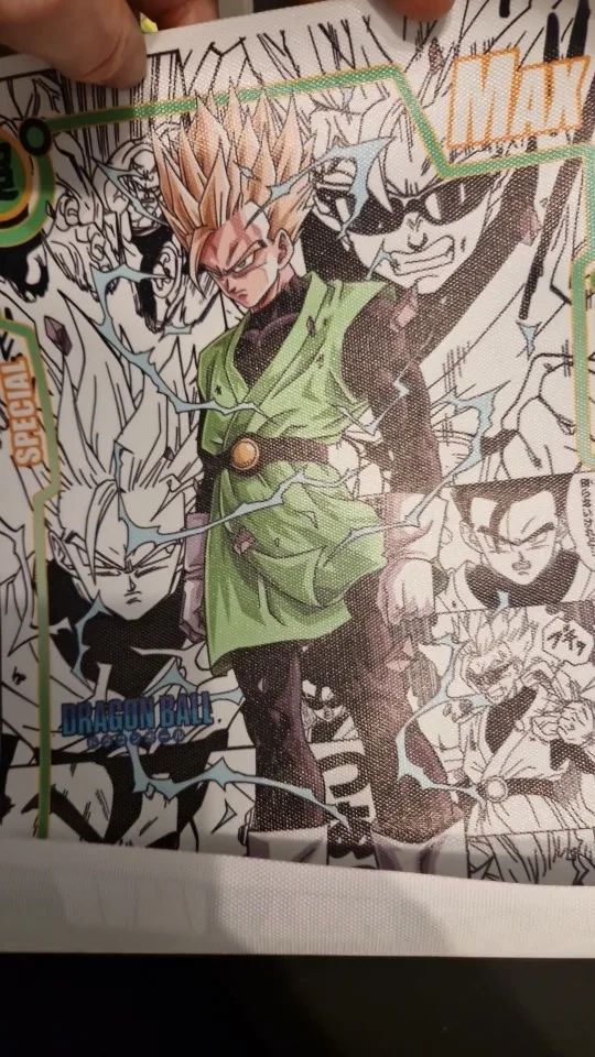 Foto de un comprador: Póster de Dragon Ball de Goku y Vegeta, lámina para enmarcar