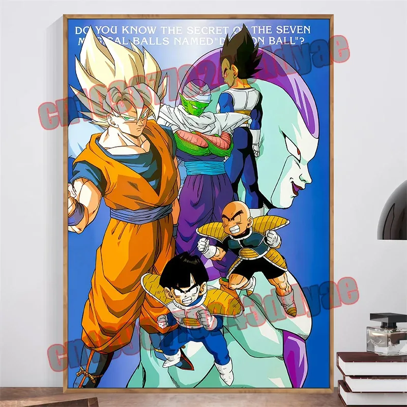 Póster de pintura en lienzo de Dragon Ball Z – dragon ball 8 / a4 unframed, 21 × 30 cm