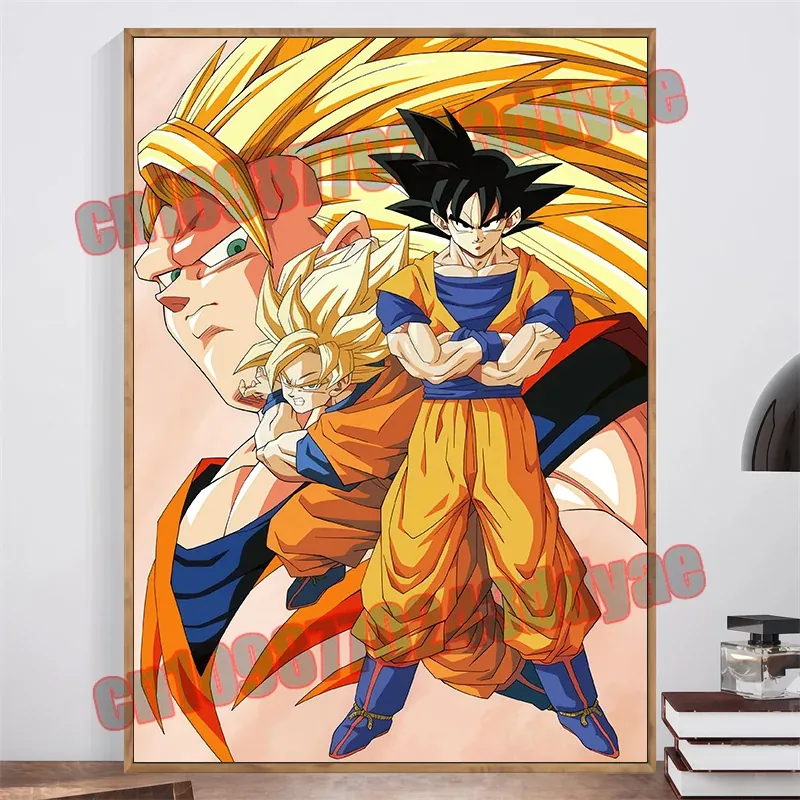 Póster de pintura en lienzo de Dragon Ball Z – dragon ball 7 / unframed, 40 × 55 cm