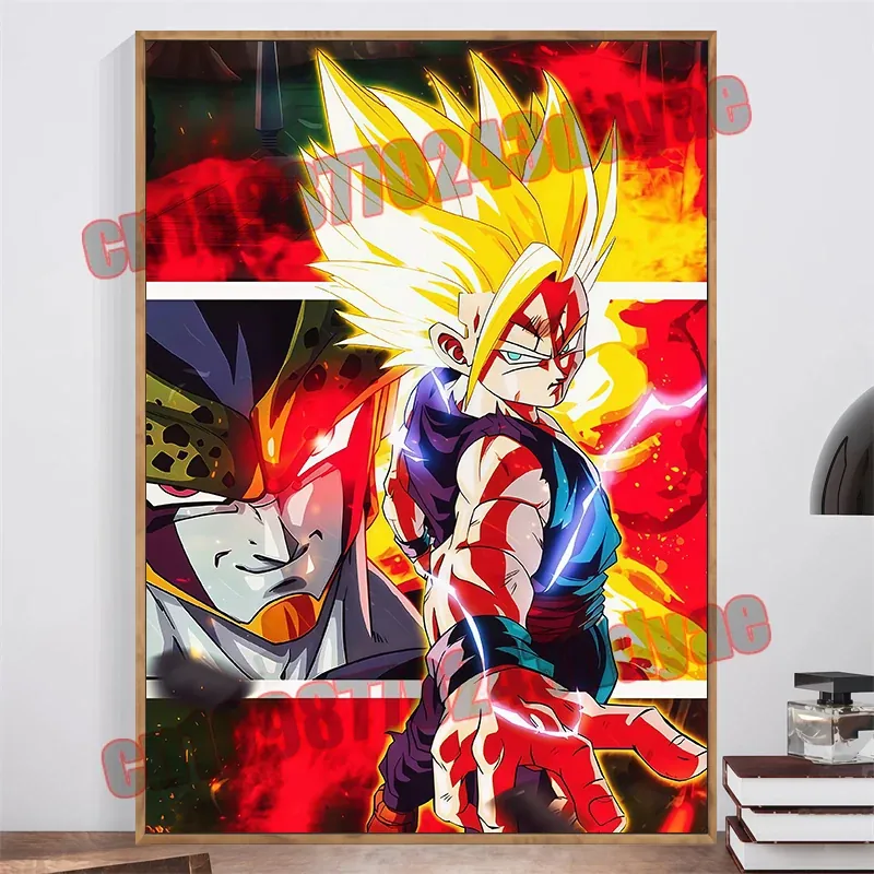 Póster de pintura en lienzo de Dragon Ball Z – dragon ball 4 / a2 unframed, 42 × 60 cm