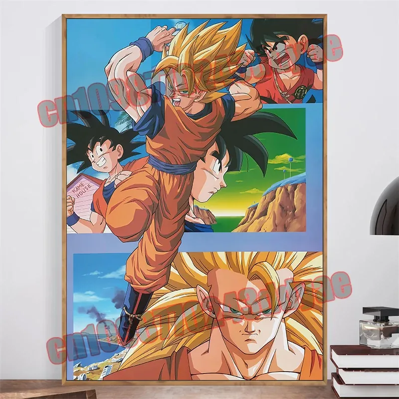 Póster de pintura en lienzo de Dragon Ball Z – dragon ball 6 / unframed, 50 × 75 cm