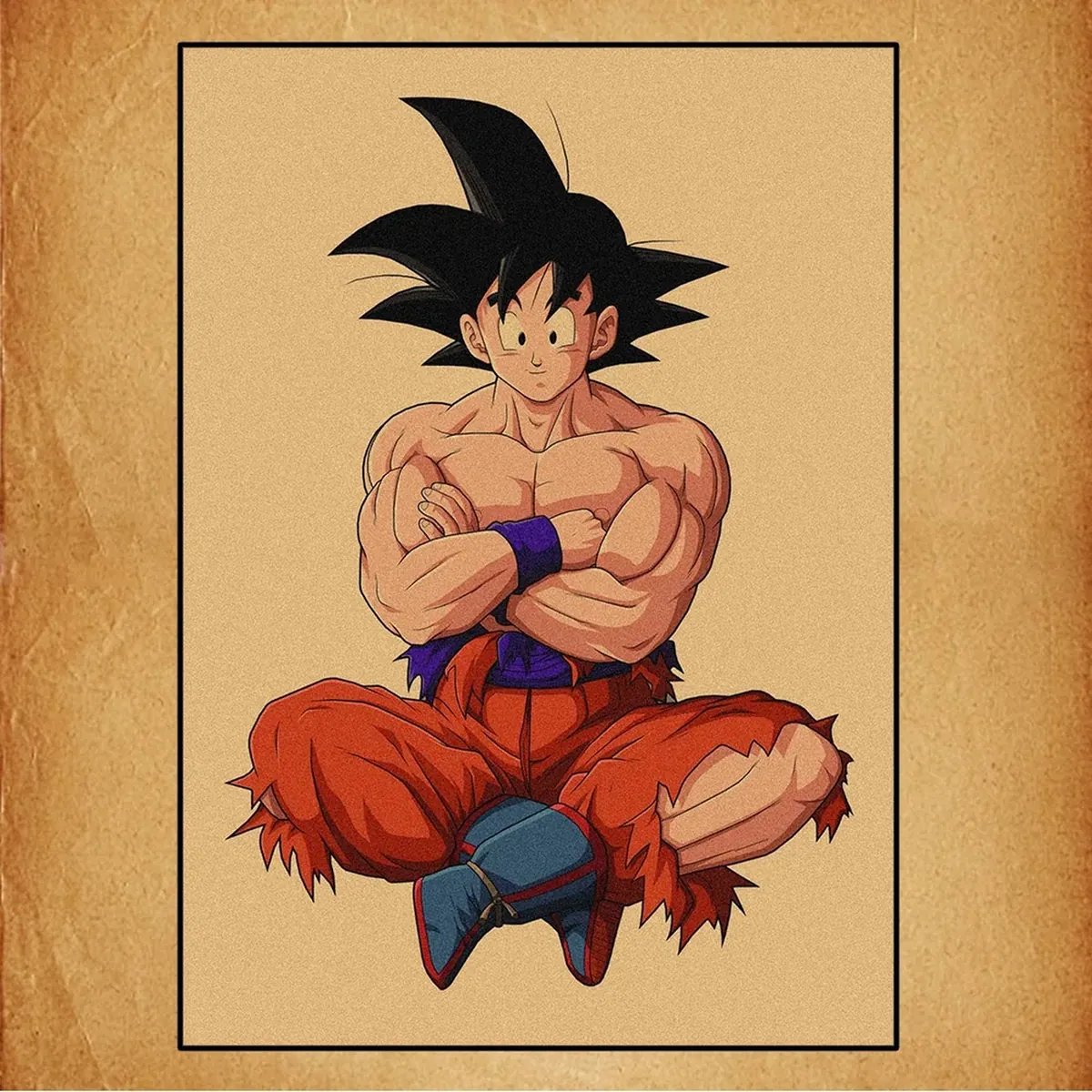 Póster de Dragon Ball retro de lienzo con Goku, Vegeta y Freezer – imagen 17