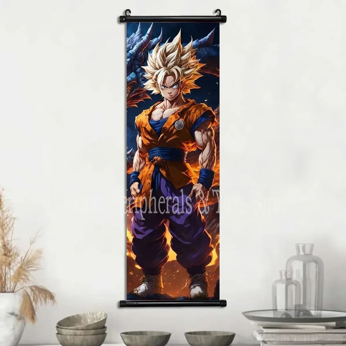 Póster impreso de Dragon Ball obra de arte de – syjz 362 9 / ( 6inch), 12 × 3