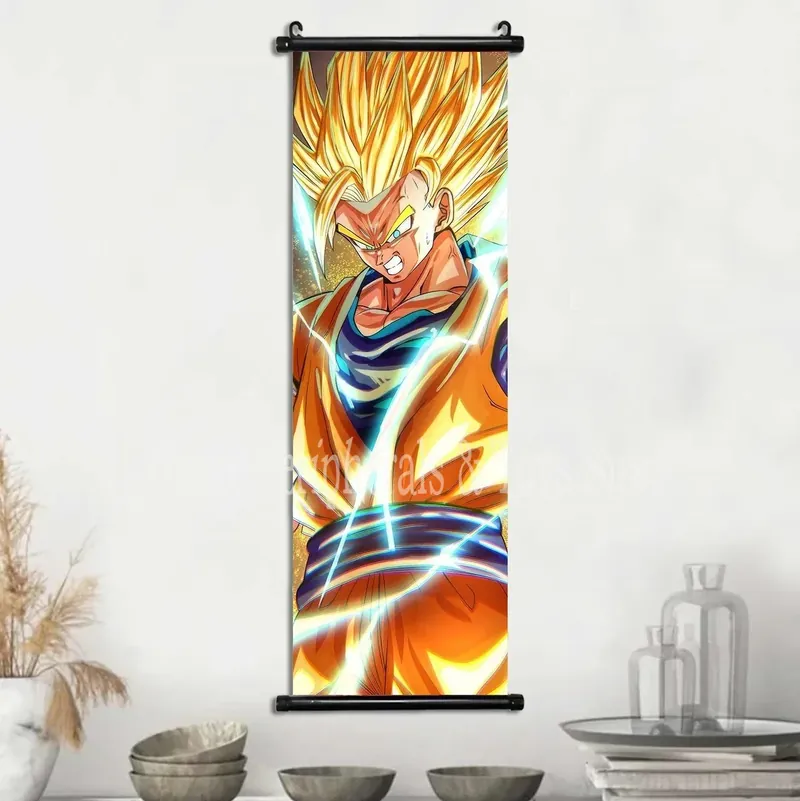 Póster de Dragon Ball en lienzo, obra de arte para pared – Cuélgalo