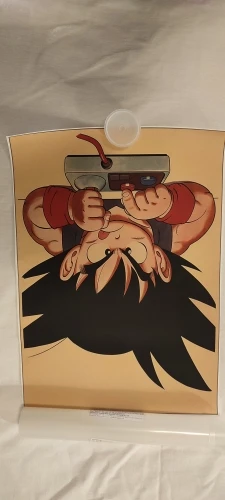 Foto de un comprador: Póster de Dragon Ball retro de lienzo con Goku, Vegeta y Freezer