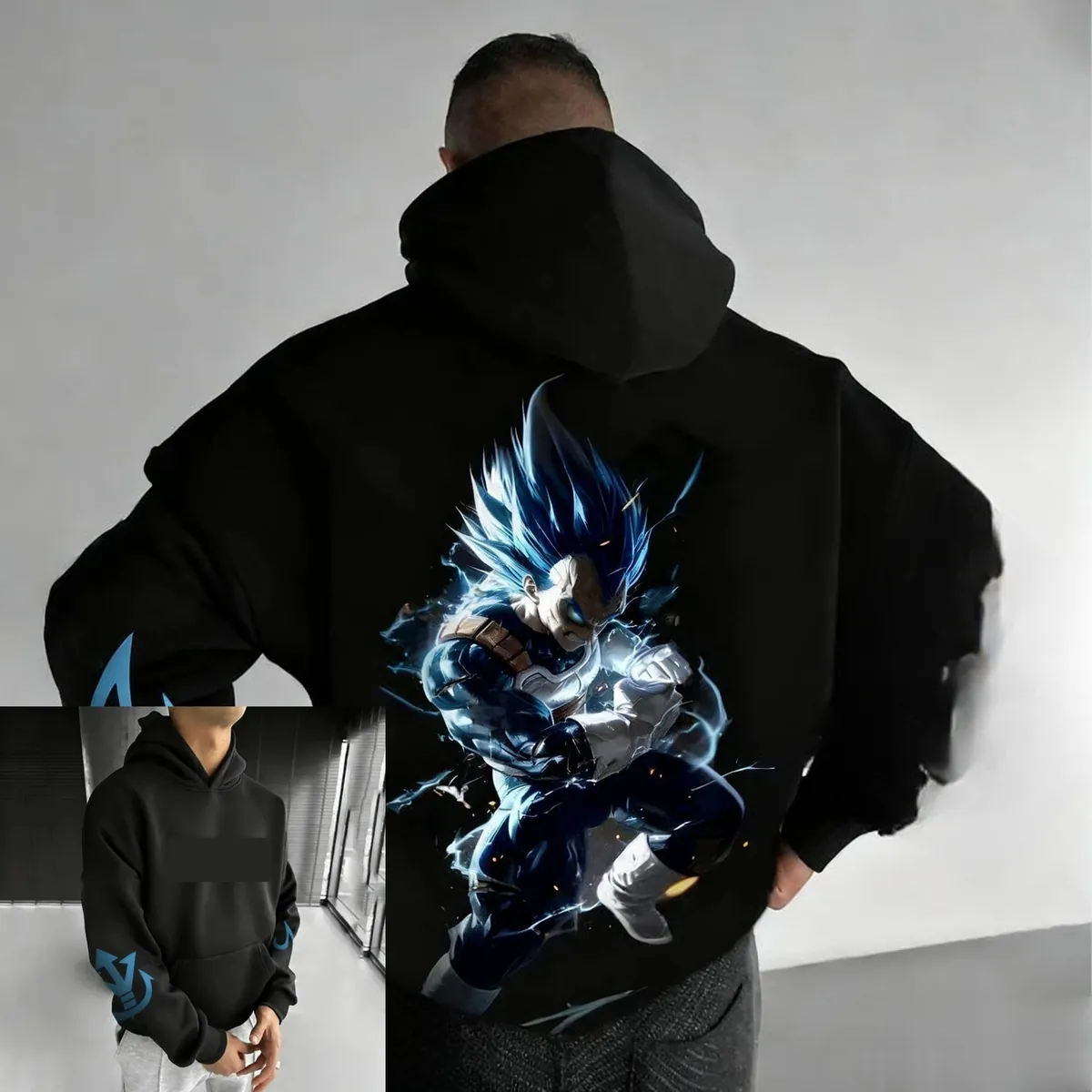 Sudadera grande con capucha de hip hop, otoño e invierno – vue 5