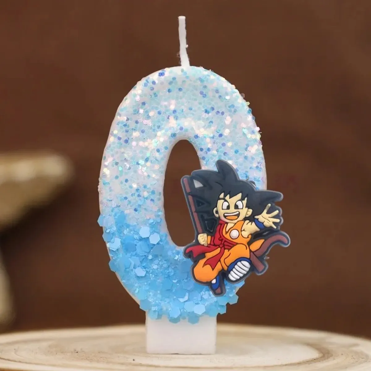 Vela con número temático de Dragon Ball para pastel infantil – a 0