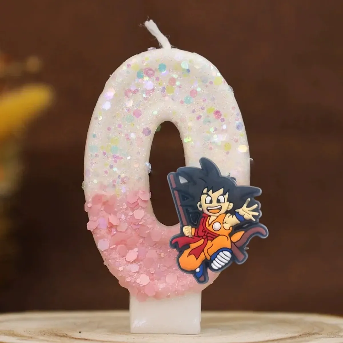 Vela con número temático de Dragon Ball para pastel infantil – c 0