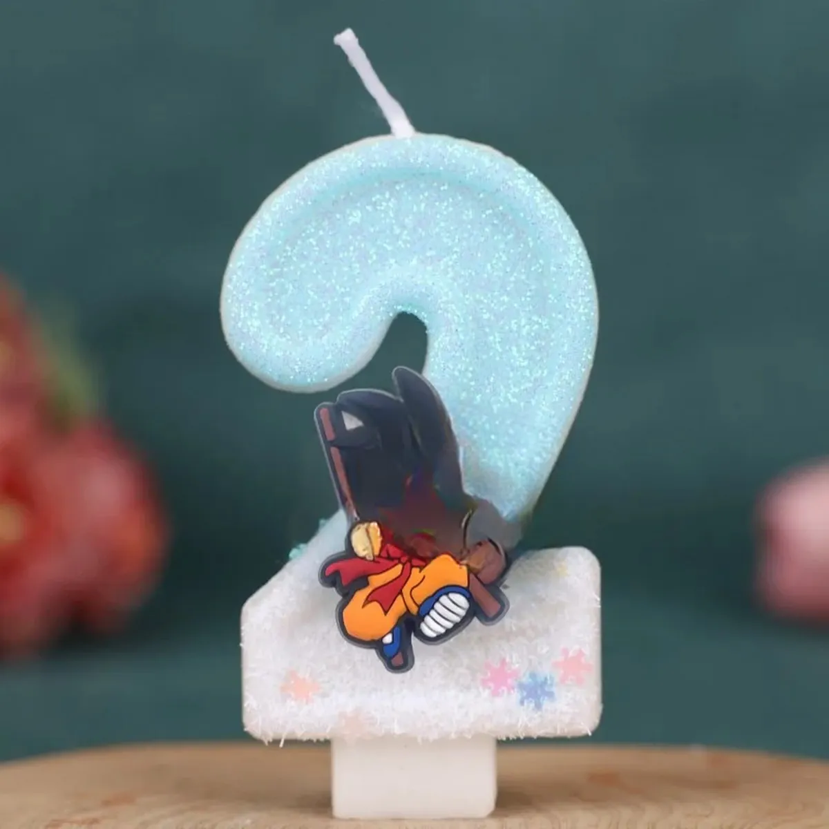 Vela con número temático de Dragon Ball para pastel infantil – d 2