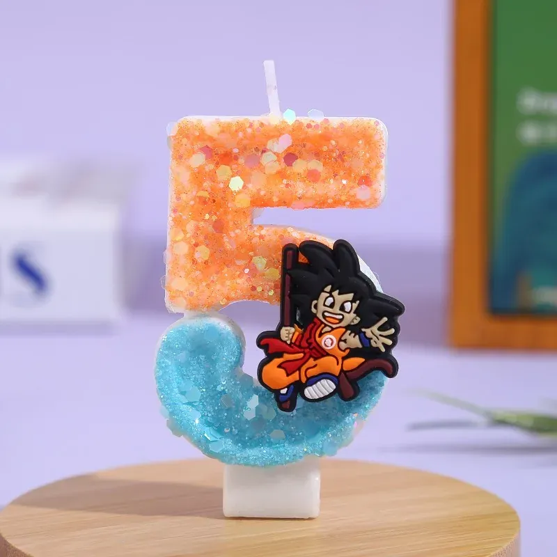 Velas con Números de Dragon Ball del 0 al – la zhu 5