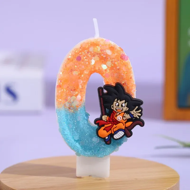 Velas con Números de Dragon Ball del 0 al – la zhu 0