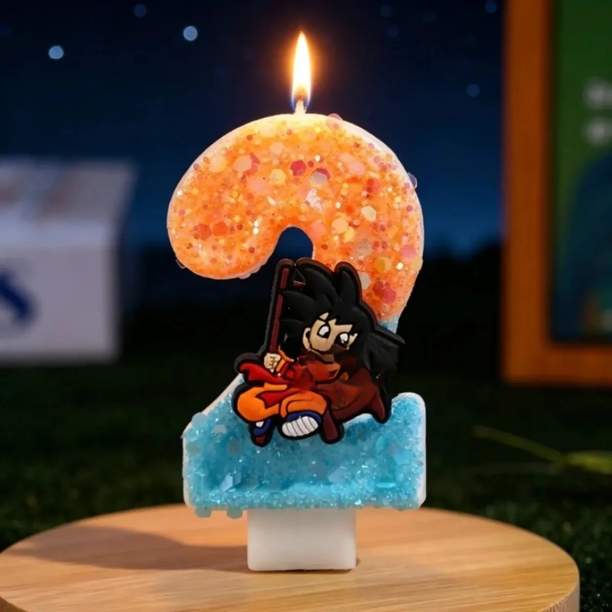 Velas con números de Dragon Ball del 0 al 9 para pastel – vue 2