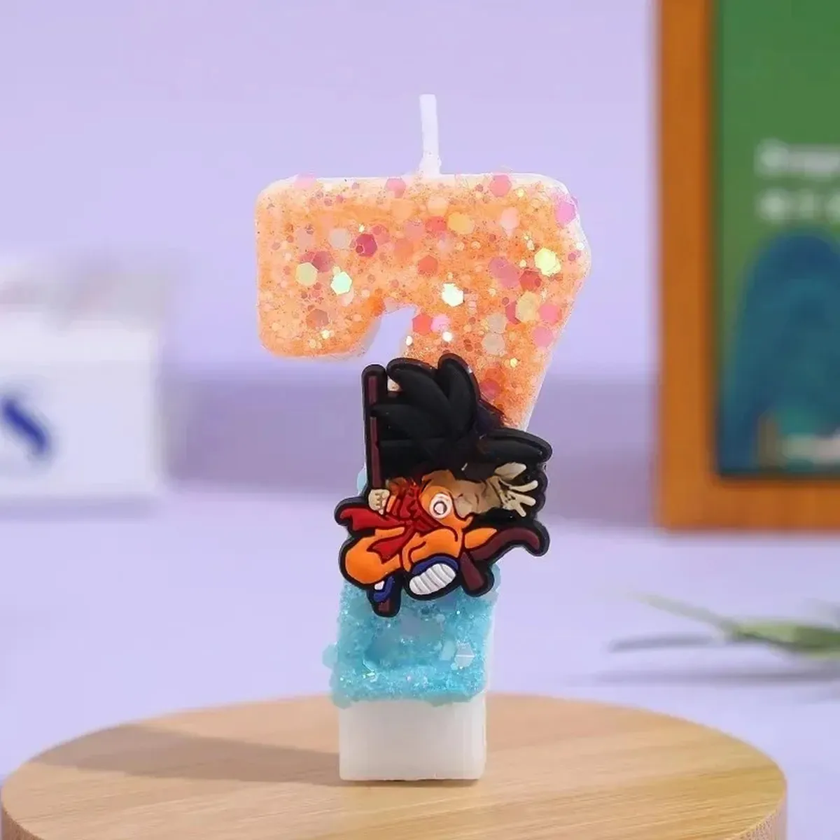 Velas con números de Dragon Ball del 0 al 9 para pastel – vue 4